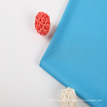 diamond stitch fabric polyester spandex stretch cation jacquard mesh fabric for basketball sportswear t shirt